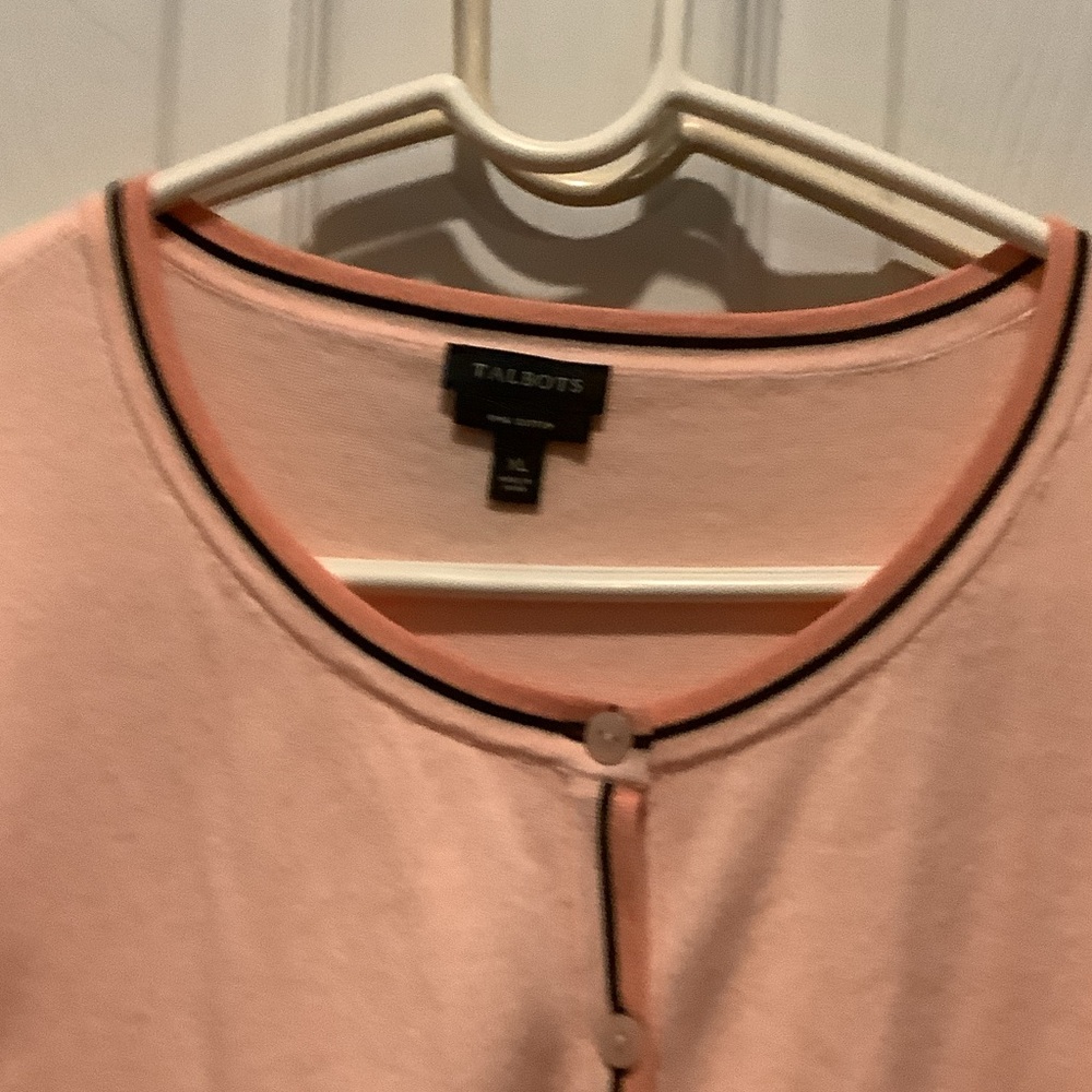 Talbots soft coral‎ Crew Neck Sweater, set, Pima cotton - Picture 12 of 12
